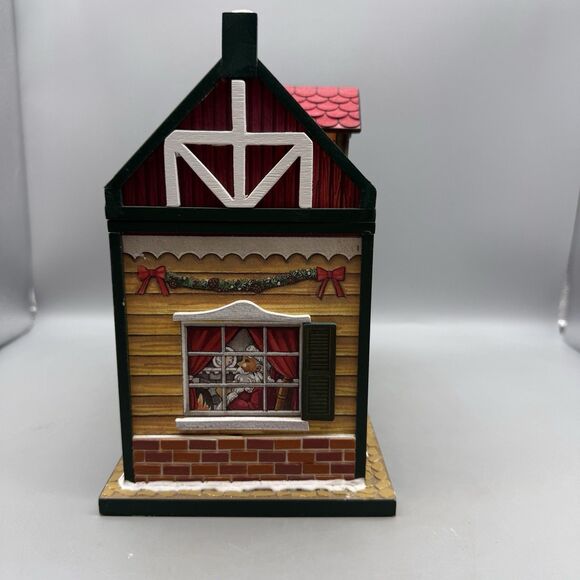 Christmas Traditions Animated Musical House Santa Clause Coming To Town - Picture 5 of 8